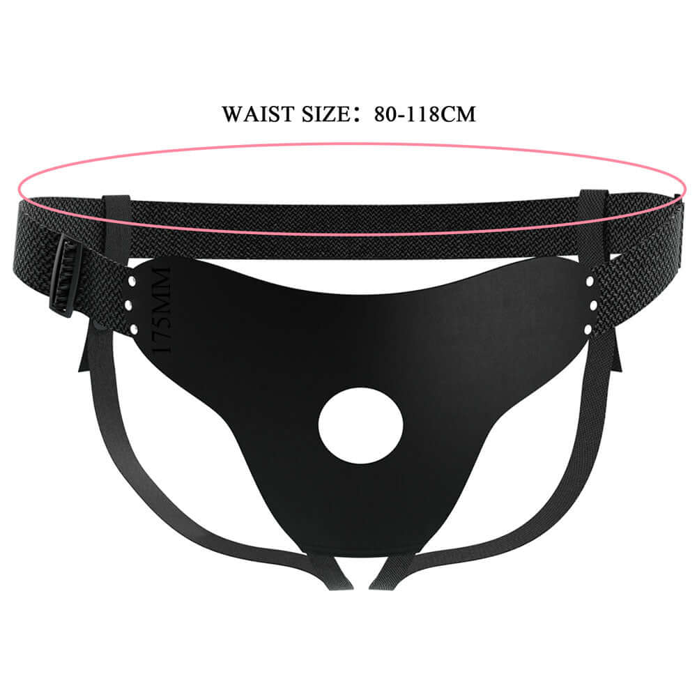 Party Up NICK Strap-On Harness - Black Adjustable Strap-On Harness (No Probe Included)